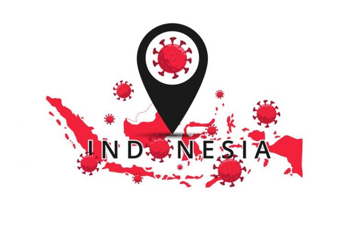 Ilustrasi: Penyebaran virus corona di Indonesia. (Ist.)