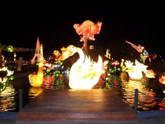 Taman Lampion di Batu 