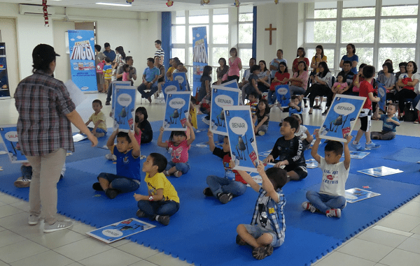 Lomba cerdas cermat di acara Open School dengan tema “Family Fun Zone” di TKK 3 PENABUR Jakarta pada Sabtu, 27 Oktober 2018