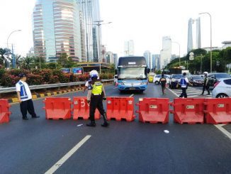 Ruas jalan yang ditutup dan dialihkan menjelang pelantikan Presiden dan Wakil Presiden