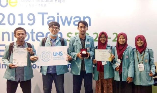 Tim UNS dalam Taiwan Innotech Expo