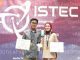Tim UGM, Regita Rahma Maharatri dan Ilham Fazri menyabet medali emas dalam ajang ISTEC 2020. (Dok.Humas UGM)