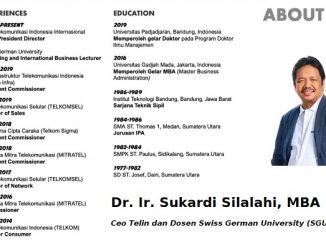 Ceo Telin dan Dosen Swiss German University (SGU), Dr. Ir. Sukardi Silalahi, MBA