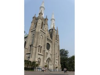 Ilustrasi: Katedral Santa Perawan Maria Diangkat ke Surga Jakarta. (KalderaNews.com/ Y. Prayogo)