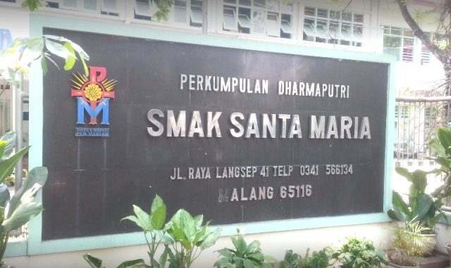 Ilustrasi: SMA Katolik Santa Maria Malang, Jawa Timur. (Ist.)