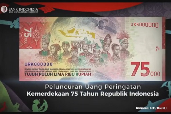 Direncanakan Sejak 2022 Lalu Ini Lho Uang Kertas 75 Ribu  