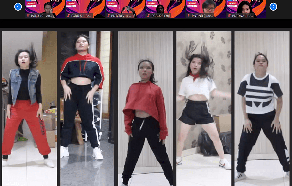 Tim Modern Dance SMAK 5 Penabur unjuk gigi dalam penutupan Escalades Revival pada Sabtu malam, 17 Oktober 2020 .(KalderaNews/Dok. SMAK 5 Penabur)