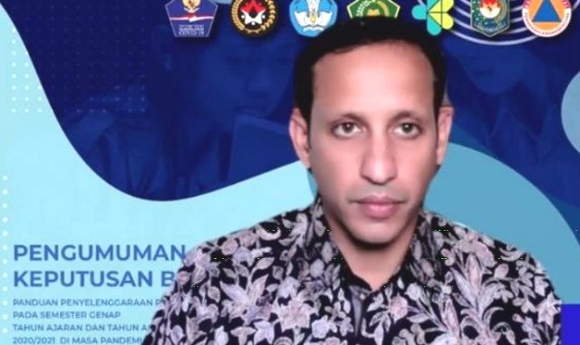 Menteri Pendidikan dan Kebudayaan, Nadiem Anwar Makarim. (KalderaNews.com/Ist.)