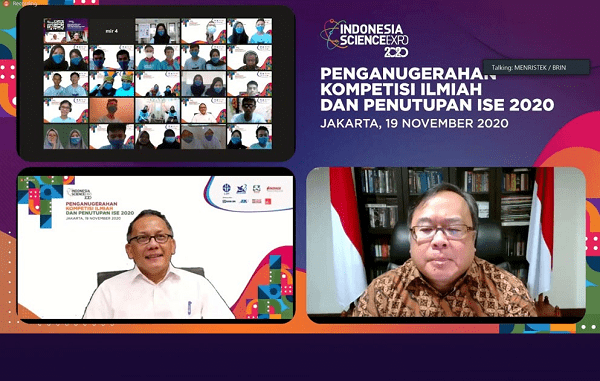 Penganugerahan dan penutupan Indonesia Science Expo (ISE) 2020. (KalderaNews.com/Dok. LIPI)