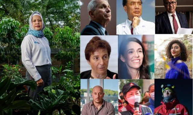 Ilustrasi: 10 orang berpengaruh dalam dunia sains versi Jurnal Nature. (KalderaNews.com/Dok. Nature)