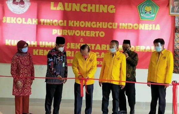 Peresmian Sekolah Tinggi Konghucu Indonesia (STIKIN) Pertama di Indonesia. (KalderaNews.com/Dok.Kemenag)