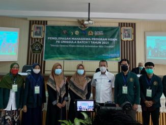 Pelepasan mahasiswa program Merdeka Belajar Kampus Merdeka Universitas Islam Sultan Agung Semarang. (KalderaNews.com/Dok.Unissala)