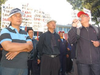 Demo pekerja di Yogyakarta