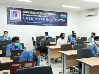 Universitas Nusa Mandiri (UNM) menggelar kegiatan sertifikasi kompetensi untuk mahasiswanya. (KalderaNews.com/Dok.UNM)