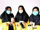 Tiga mahasiswi Universitas Negeri Semarang penemu racikan pasta gigi herbal berbahan daun kelor. (KalderaNews.com/foto. Ist)