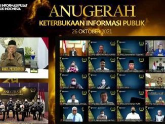 Anugerah Keterbukaan Informasi Badan Publik 2021. (KalderaNews.com/Ist.)