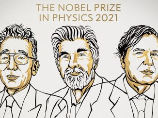 Syukuro Manabe, Klaus Hasselmann, Giorgio Parisi memenangkan Hadiah Nobel Fisika 2021. (KalderaNews.com/@NobelPrize)