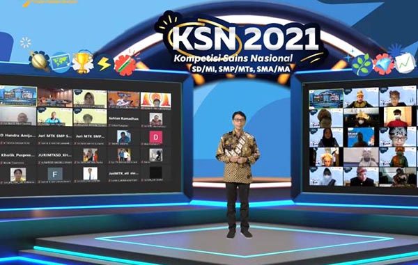 Penutupan Kompetisi Sains Nasional (KSN) tahun 2021. (KalderaNews.com/Dok.Puspresnas)