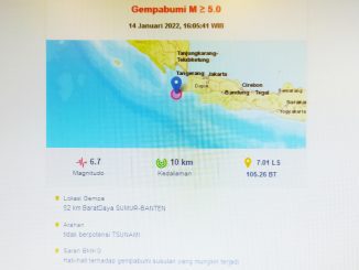 Info gempa bumi Banten di laman BMKG