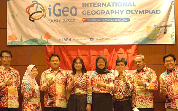 Tim Olimpiade Geografi Indonesia (TOGI). (Dok.Puspresnas)