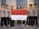 Delapan pelajar yang mewakili Indonesia dalam ajang IESO. (Dok.Puspresnas)