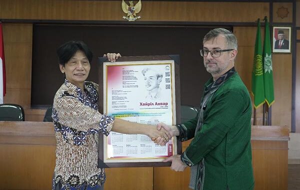 Rektor UMY Prof. Dr. Ir. Gunawan Budiyanto dan Duta Besar Ukraina untuk Indonesia, Vasyl Hamianin. (Dok.UMY)