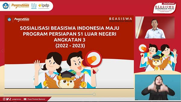Beasiswa Indonesia Maju (BIM) Persiapan S1 Luar Negeri. (Dok.Puspresnas)