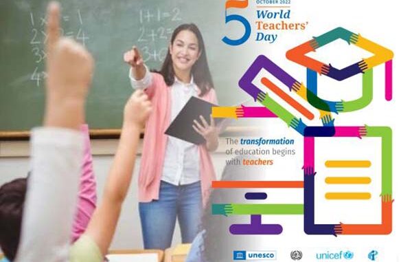 World Teachers’ Day atau Hari Guru Sedunia, 5 Oktober 2022. (Ist.)