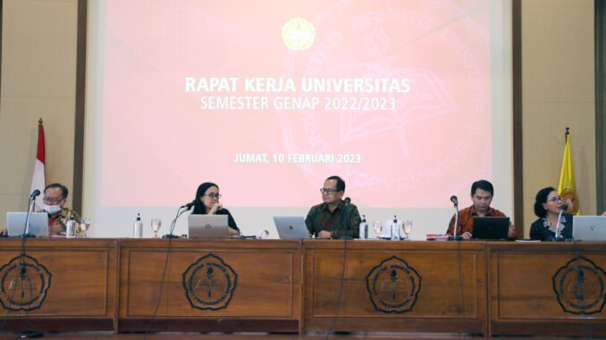 Rapat Kerja Universitas Sanata Dharma (USD) pada Sabtu, 11 Februari 2023