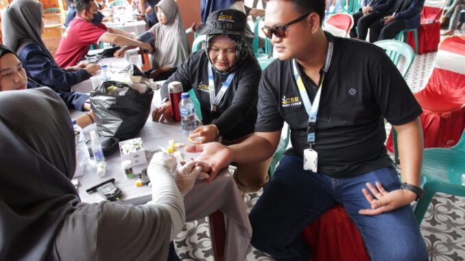 CSR Budi Luhur menggelar kegiatan medical check up gratis di Desa Waluran, Sukabumi, Jawa Barat