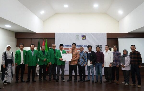 Penandatanganan Memorandum of Understanding (MoU) kerjasama bidang pendidikan, bidang penelitian dan pengabdian kepada masyarakat Universitas Muslim Indonesia Makassar dan Universitas Nahdlatul Ulama (UNUSIA) Jakarta di Kampus A Unusia Jl. Taman Amir Hamzah No.5, RT.8/RW.4, Pegangsaan, Kec. Menteng, Kota Jakarta Pusat pada 27 Januari 2023