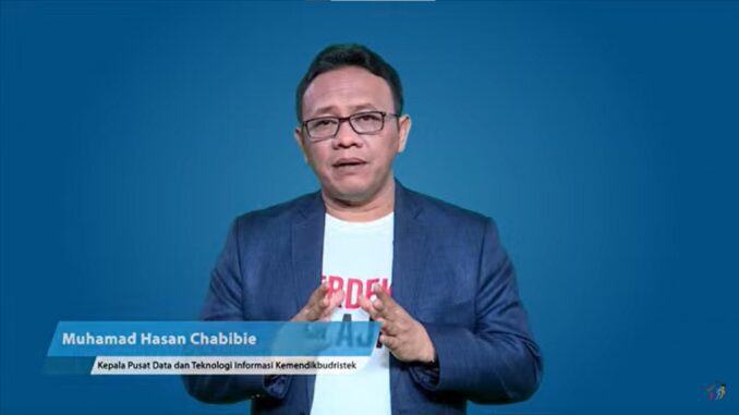 Kepala Pusat Data dan Teknologi Informasi Kemendikbudristek, Hasan Chabibie (KalderaNews.com/lst.)