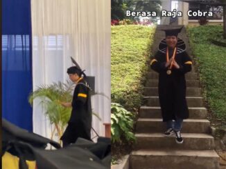 Toga wisuda UPI viral (Kolase TikTok)