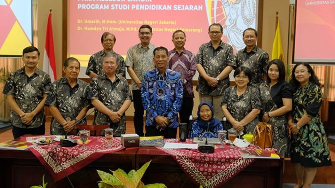 Tim asesor dari Lamdik di Prodi Pendidikan Sejarah Universitas Sanata Dharma (USD) Yogyakarta