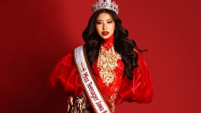 Mahasiswi Unika Atma Jaya, Titania Gabriela dinobatkan sebagai Miss Teenager Jawa Barat 2023