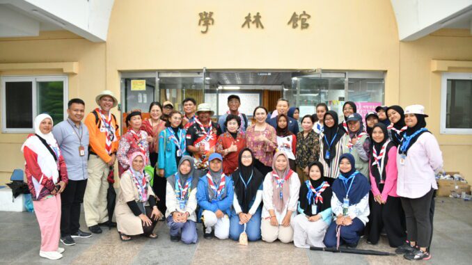 Kunjungan KBRI Seoul pada tim Pramuka Indonesia di Kota Iksan pada Kamis, 9 Agustus 2023