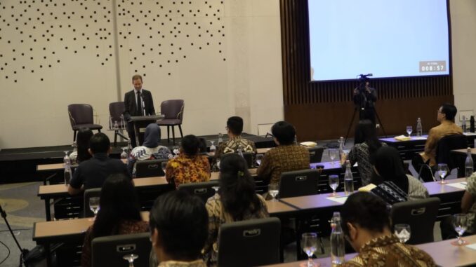 Andreas Unterstaller (Acting Head of Cooperation section, EU Delegation to Indonesia