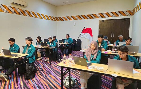 Tim Olimpiade Ilmu Kebumian Indonesia tengah berkompetisi di ajang IESO tahun 2023. (Dok.Puspresnas)