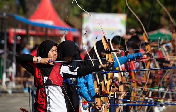 Tim UKM Panahan Universitas Islam Riau. (Dok.UIR)