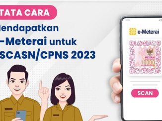 Cara membeli dan menggunakan E meterai. (Ist.)