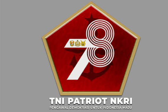Logo HUT TNI 2023. (dok.TNI)