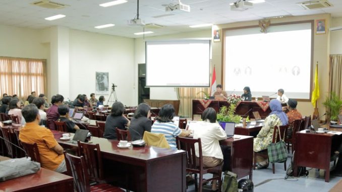 Seminar Nasional Sanata Berbagi Seni dan Budaya dengan tema Posthuman dan Interdisiplinaritas pada Sabtu, 28 Oktober 2023.