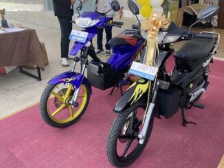 SMK Sint Joseph Jakarta menggelar pameran motor listrik karya siswa. (Ist.)