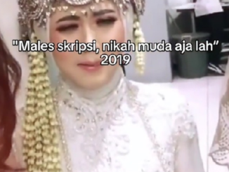 Wanita ini curhat menyesal tidak kerjakan skripsinya sampai selesai dan pilih nikah muda. (Dok: Tangkapan layar TikTok @hepikiyow8w.)