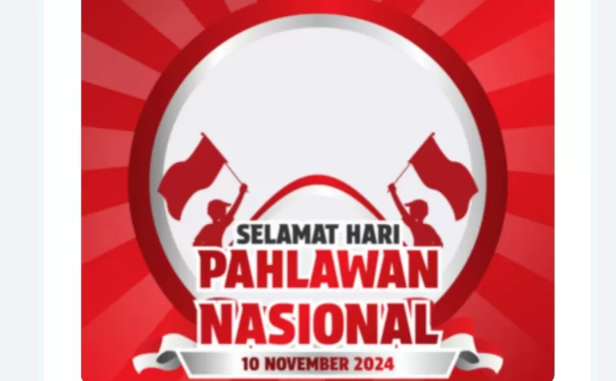 twibbon Hari Pahlawan Nasional (Ist).